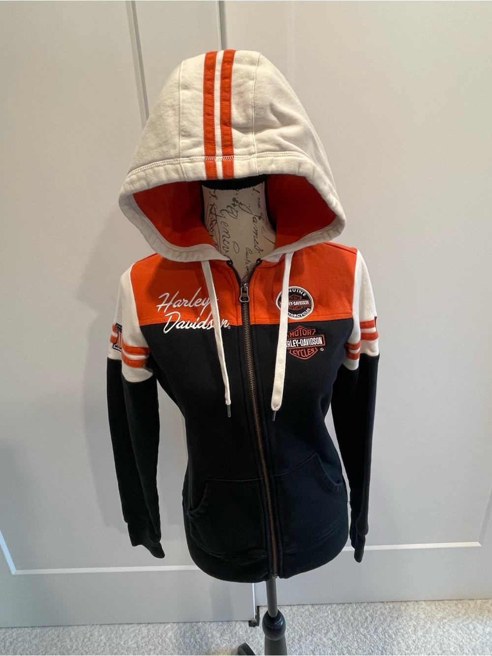 Harley-Davidson Black WOMEN'S CLASSIC COLORBLOCK HOODIE
